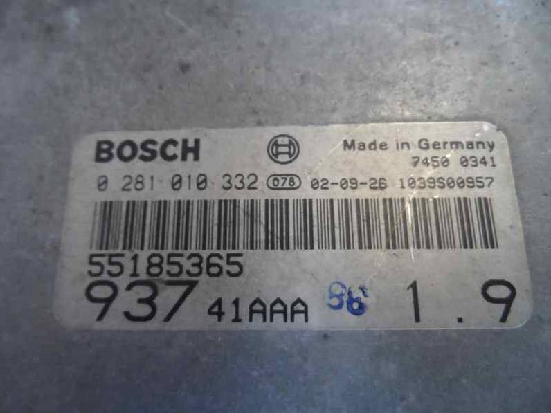 CENTRALITA MOTOR UCE ALFA ROMEO 147 2002 1.9 JTD (116 CV)