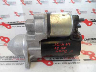 MOTOR ARRANQUE OPEL AGILA 2004 1.2 16V (75 CV)