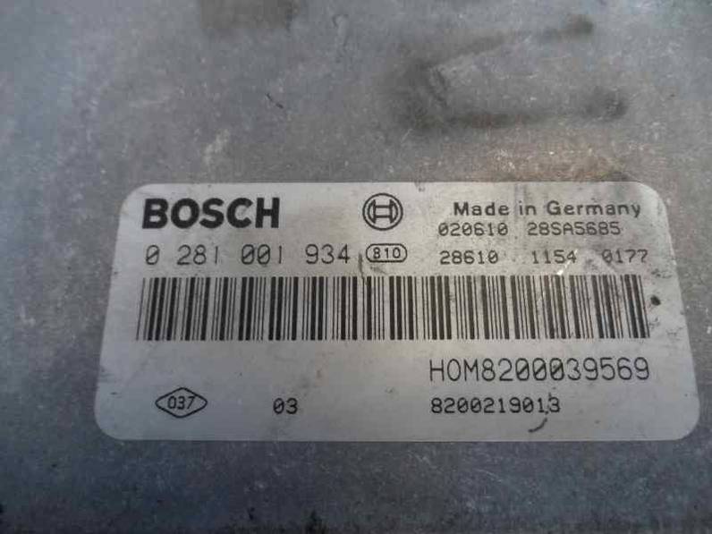 CENTRALITA MOTOR UCE RENAULT MEGANE I FASE 2 BERLINA 2001 1.9 DCI D (102 CV)