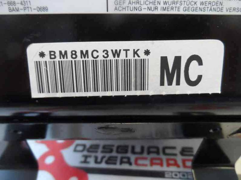 AIRBAG DELANTERO DERECHO CHEVROLET MATIZ 2009 0.8 (52 CV)