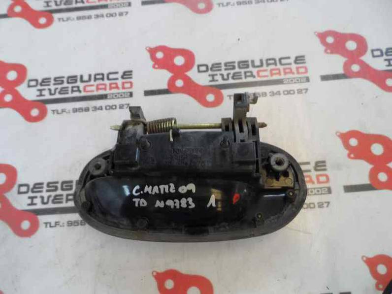 MANETA EXTERIOR TRASERA DERECHA CHEVROLET MATIZ 2009 0.8 (52 CV)