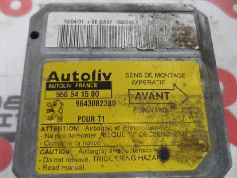 CENTRALITA AIRBAG PEUGEOT 206 BERLINA 2001 1.9 D (69 CV)