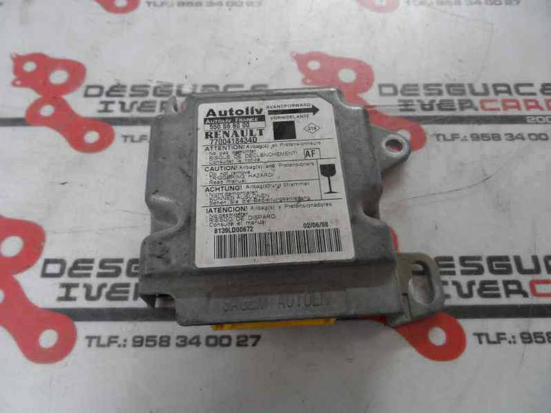 CENTRALITA AIRBAG RENAULT MEGANE I SCENIC 1998 1.9 D (64 CV)