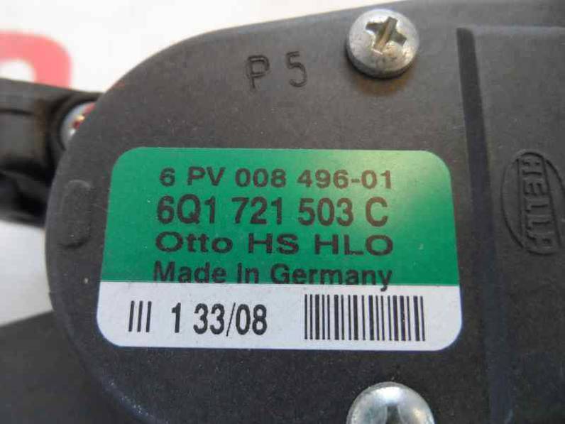 POTENCIOMETRO PEDAL SEAT IBIZA 2009 1.4 TDI (80 CV)