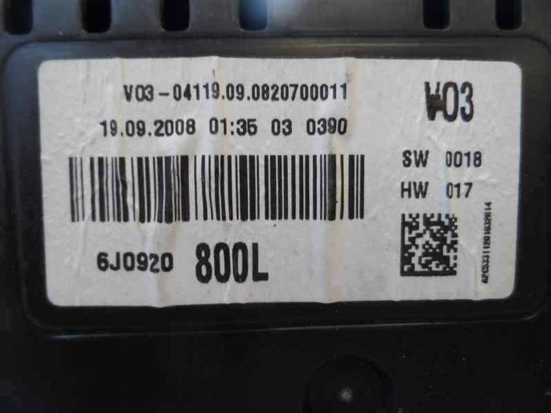 CUADRO INSTRUMENTOS SEAT IBIZA 2009 1.4 TDI (80 CV)