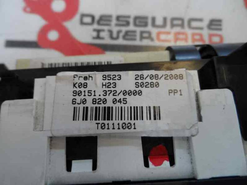 MANDO CALEFACCION AIRE ACONDICIONADO SEAT IBIZA 2009 1.4 TDI (80 CV)