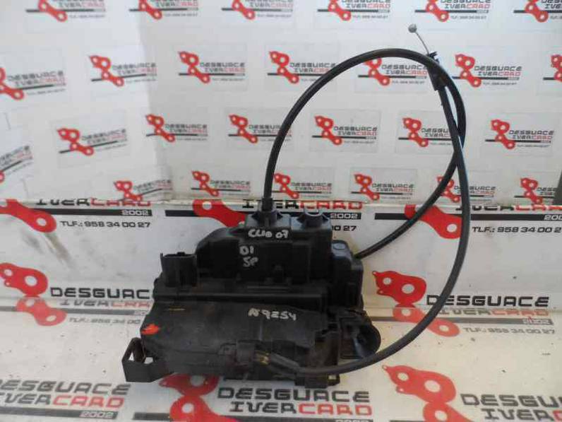 CERRADURA PUERTA DELANTERA IZQUIERDA RENAULT CLIO III 2007 1.2 16V (75 CV)