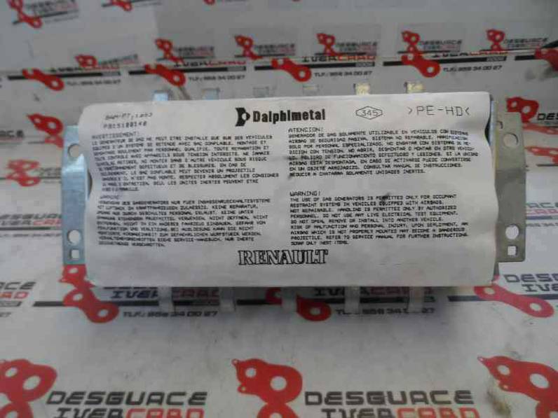 AIRBAG DELANTERO DERECHO RENAULT CLIO III 2007 1.2 16V (75 CV)