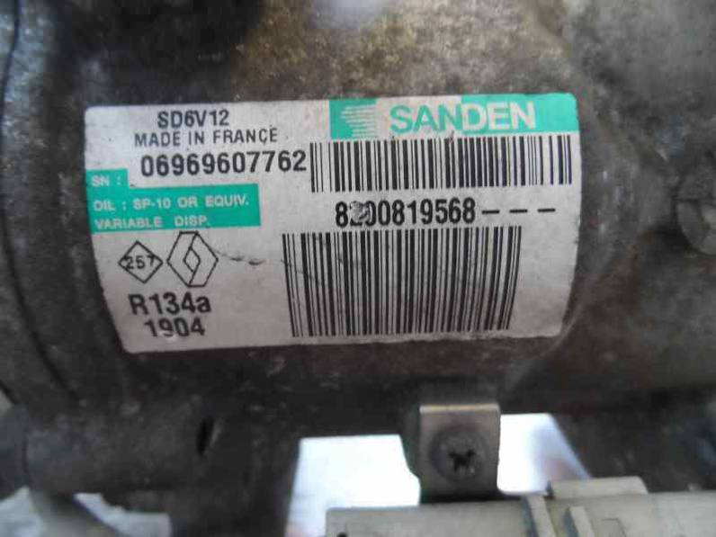 COMPRESOR AIRE ACONDICIONADO RENAULT CLIO III 2007 1.2 16V (75 CV)