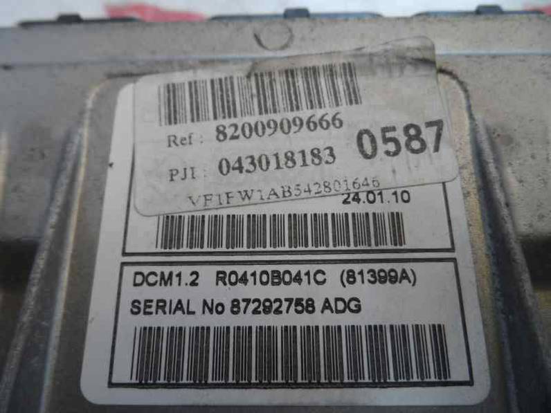 CENTRALITA MOTOR UCE RENAULT KANGOO 2010 1.5 DCI D (68 CV)