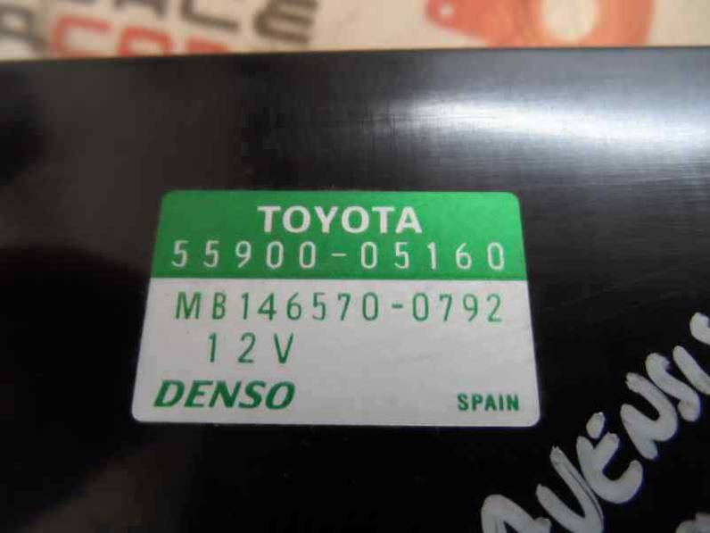 MANDO CLIMATIZADOR TOYOTA AVENSIS BERLINA 2003 2.0 TURBODIESEL (116 CV)