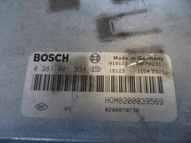 CENTRALITA MOTOR UCE RENAULT MEGANE I FASE 2 CLASSIC 2001 1.9 DCI D (102 CV)