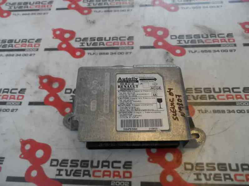 CENTRALITA AIRBAG RENAULT SCENIC II 2003 1.9 DCI D (120 CV)