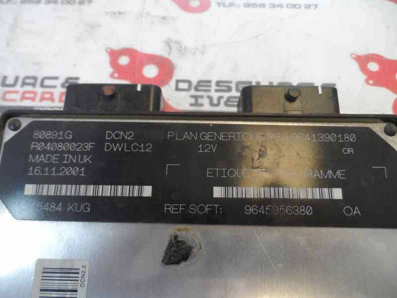 CENTRALITA MOTOR UCE CITROEN XSARA BERLINA 2002 1.9 D (69 CV)