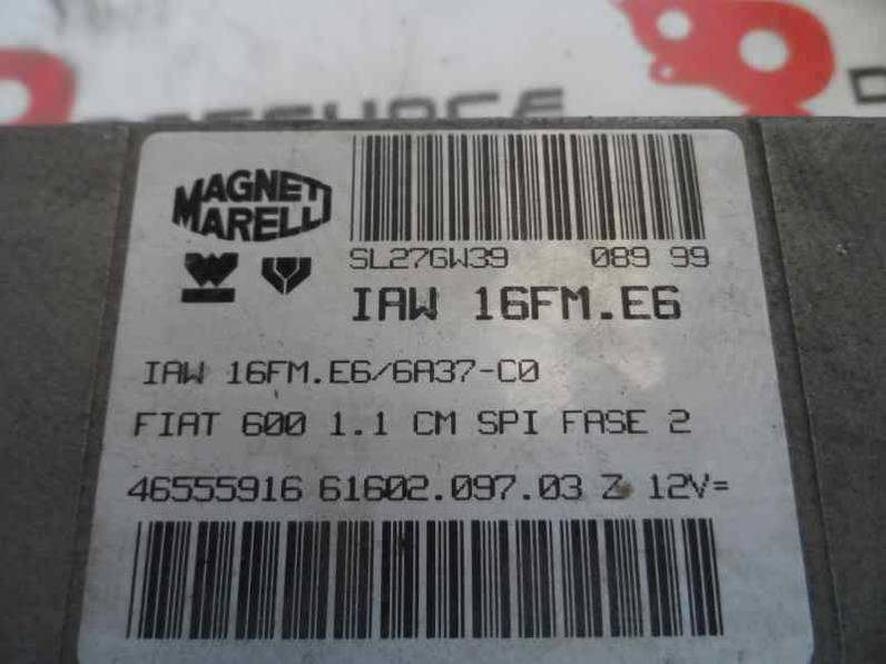 CENTRALITA MOTOR UCE FIAT SEICENTO 1999 1.1 (54 CV)