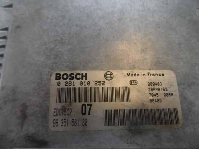 CENTRALITA MOTOR UCE PEUGEOT 406 BERLINA 2000 2.0 HDI (90 CV)