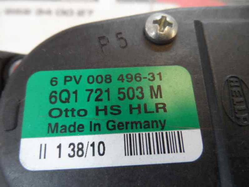 POTENCIOMETRO PEDAL SEAT IBIZA 2011 1.6 TDI (90 CV)