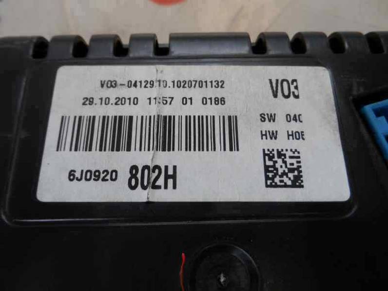 CUADRO INSTRUMENTOS SEAT IBIZA 2011 1.6 TDI (90 CV)