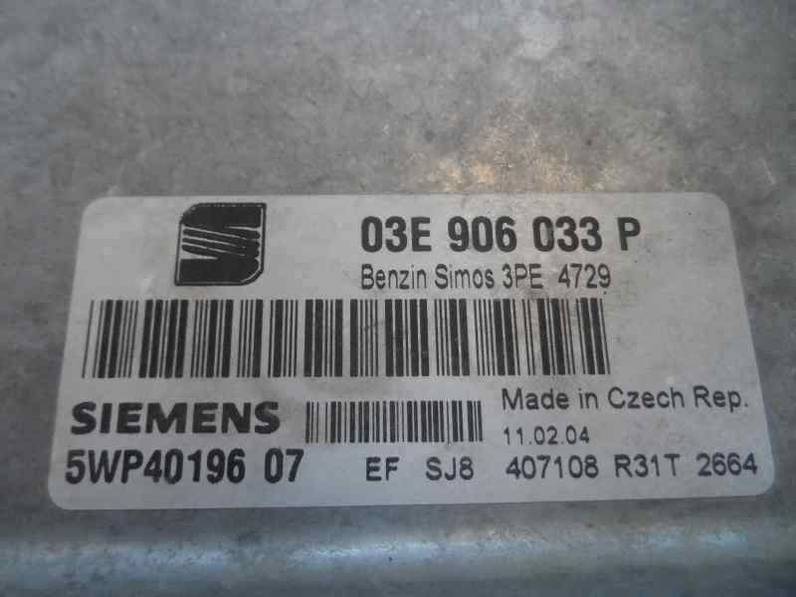 CENTRALITA MOTOR UCE SEAT IBIZA 2004 1.2 (64 CV)