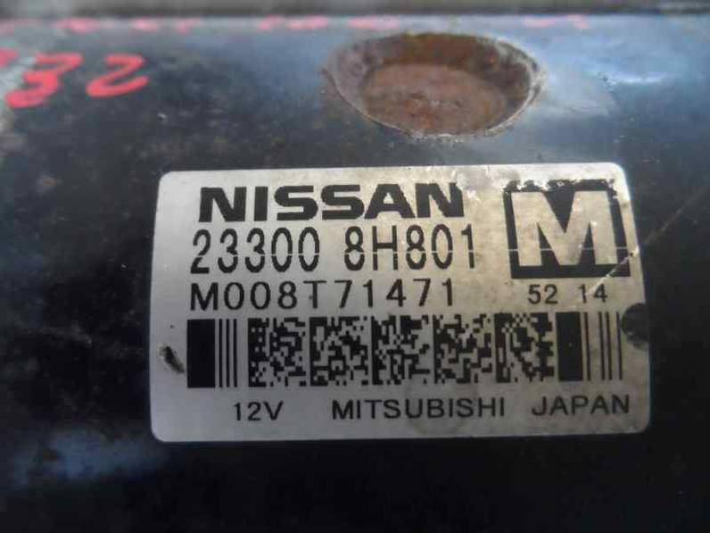 MOTOR ARRANQUE NISSAN X TRAIL 2001 2.2 DCI D (136 CV)