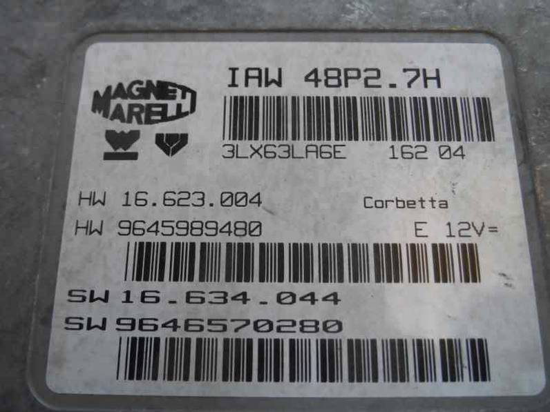 CENTRALITA MOTOR UCE CITROEN C2 2004 1.1 (60 CV)