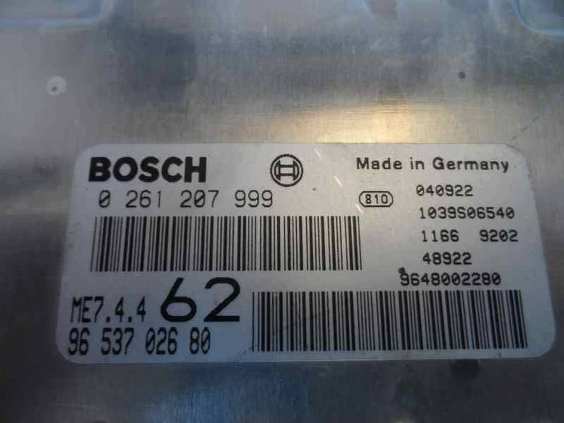 CENTRALITA MOTOR UCE CITROEN C2 2004 1.6 16V