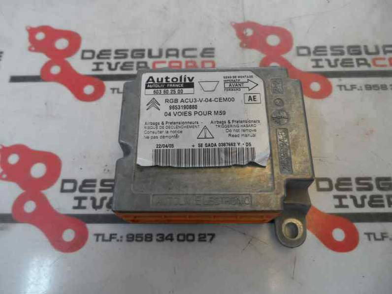 CENTRALITA AIRBAG CITROEN BERLINGO 2009 1.6 16V HDI (75 CV)