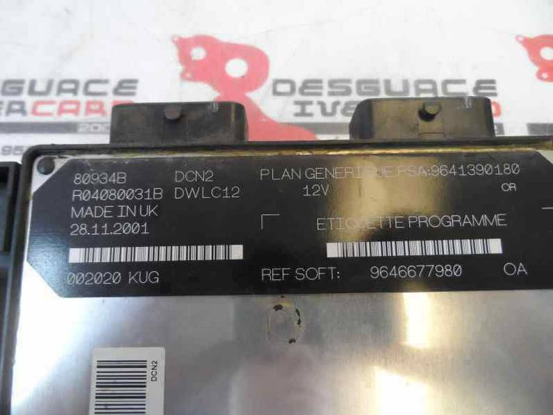 CENTRALITA MOTOR UCE CITROEN XSARA BREAK 2002 1.9 D (69 CV)