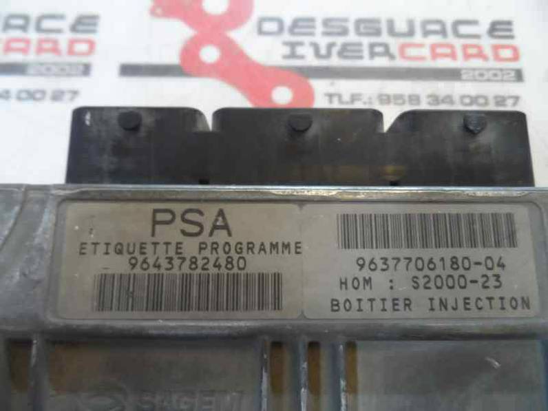 CENTRALITA MOTOR UCE PEUGEOT 206 BERLINA 2001 1.4 (75 CV)