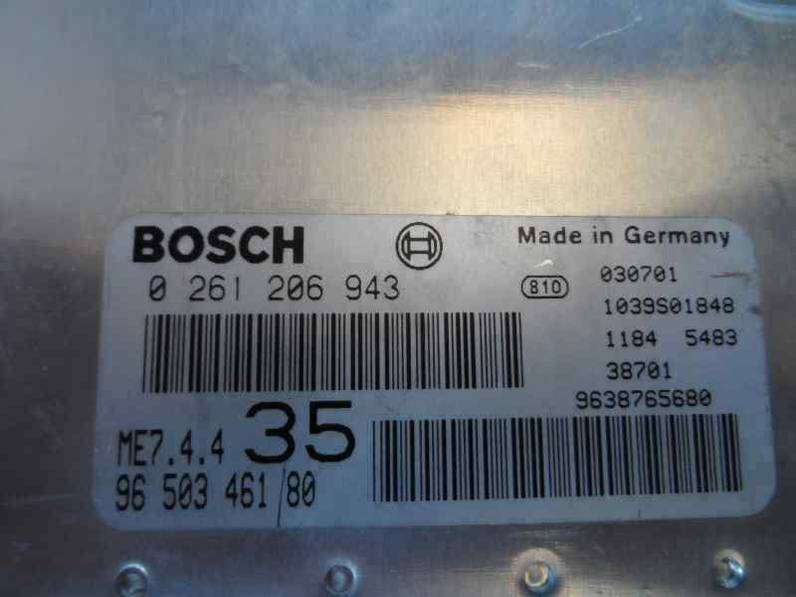 CENTRALITA MOTOR UCE PEUGEOT 307 BREAK SW 2003 1.6 16V (109 CV)