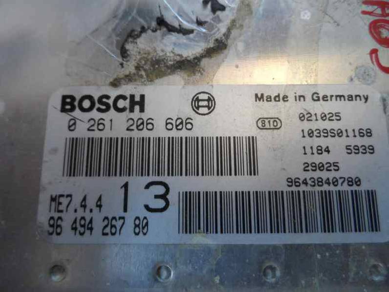 CENTRALITA MOTOR UCE CITROEN XSARA BERLINA 2002 1.6 16V (109 CV)