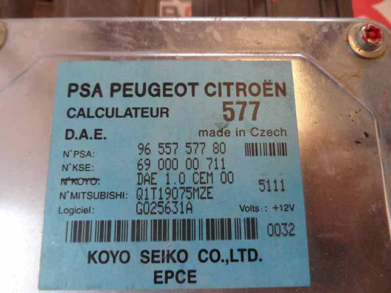 MODULO ELECTRONICO CITROEN C2 2003 1.4 HDI (68 CV)