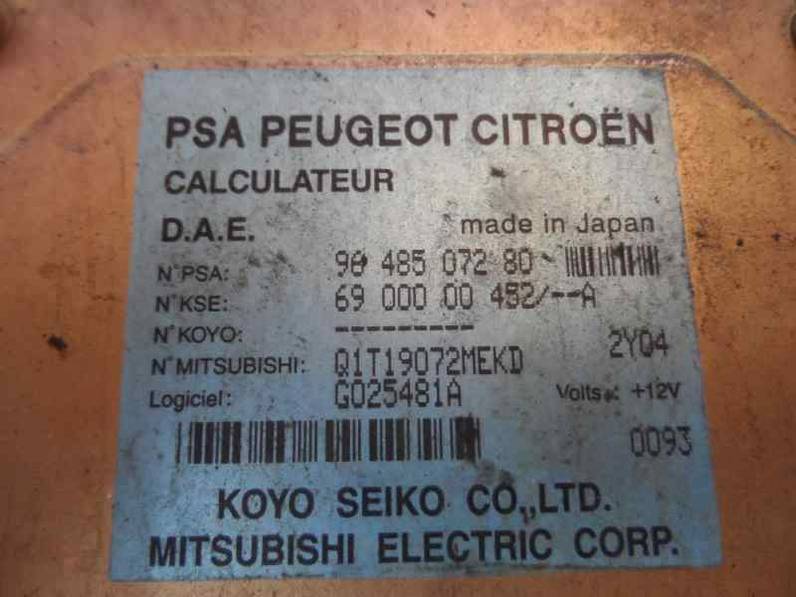 MODULO ELECTRONICO CITROEN C3 2003 1.4 HDI (68 CV)