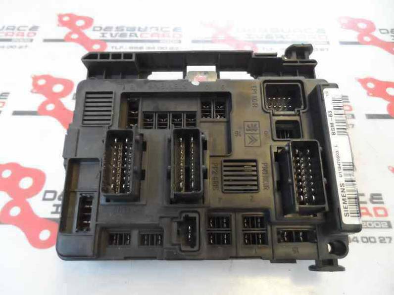 CAJA RELES FUSIBLES CITROEN XSARA PICASSO 2007 1.6 16V HDI (90 CV)