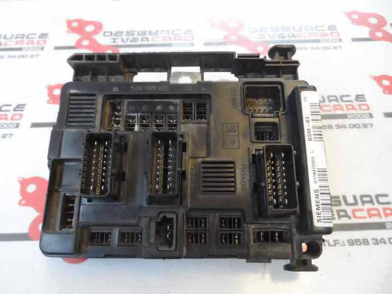 CAJA RELES FUSIBLES CITROEN XSARA PICASSO 2007 1.6 16V HDI (90 CV)