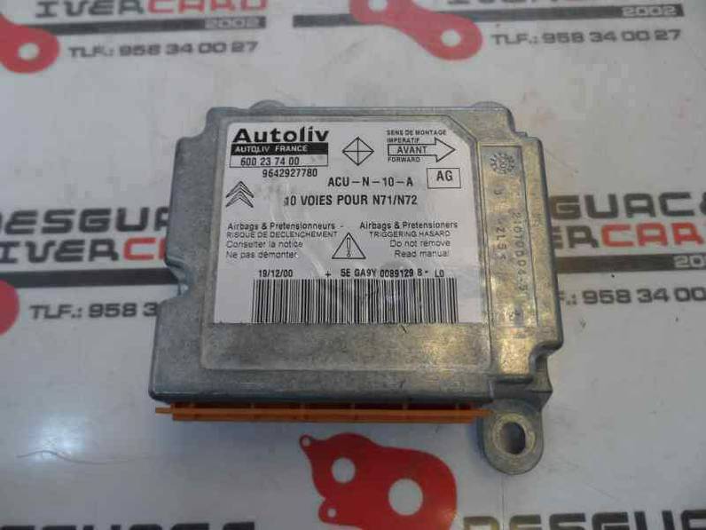 CENTRALITA AIRBAG CITROEN XSARA BREAK 2001 2.0 HDI (90 CV)