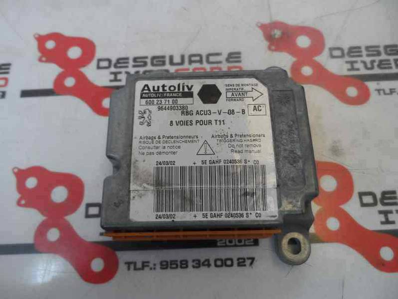 CENTRALITA AIRBAG PEUGEOT 206 BERLINA 2002 1.6 16V (109 CV)