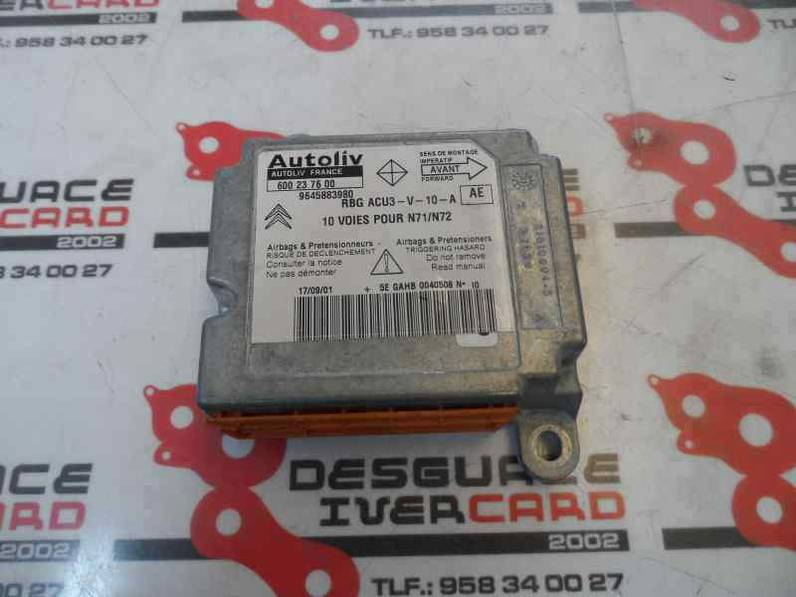 CENTRALITA AIRBAG CITROEN XSARA BERLINA 2002 2.0 HDI (109 CV)