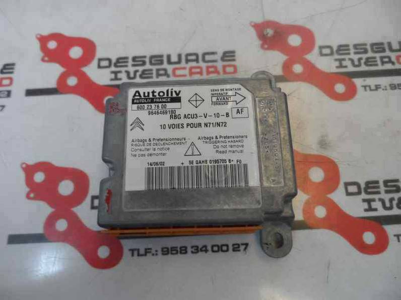 CENTRALITA AIRBAG CITROEN XSARA BERLINA 2002 2.0 HDI (90 CV)