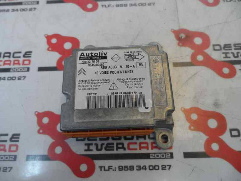 CENTRALITA AIRBAG CITROEN XSARA BERLINA 2001 2.0 HDI (90 CV)