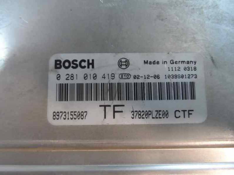 CENTRALITA MOTOR UCE HONDA CIVIC BERLINA 3 2003 1.7 CDTI (101 CV)