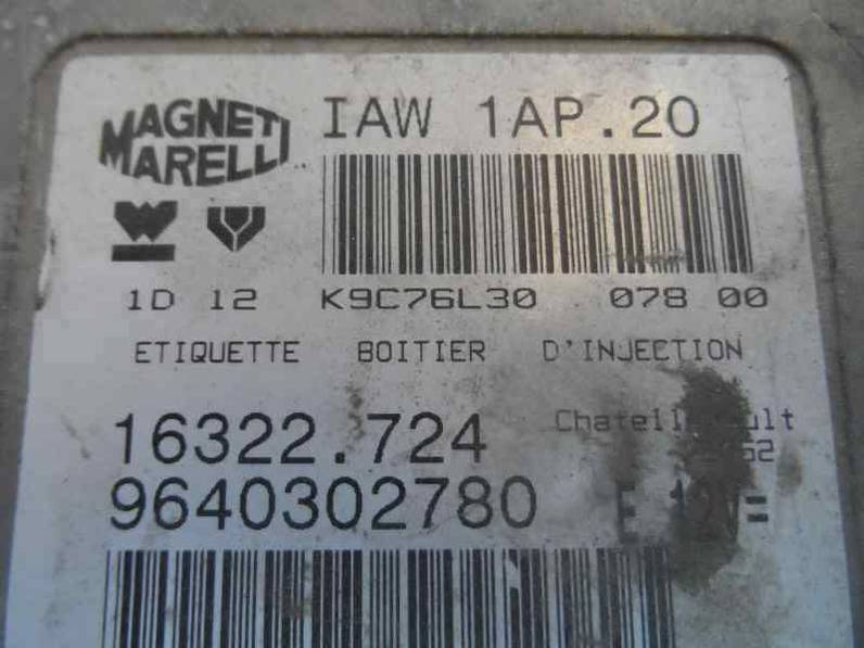 CENTRALITA MOTOR UCE CITROEN BERLINGO 2000 1.8 (90 CV)