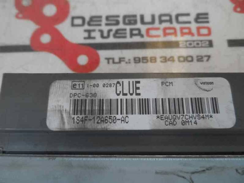 CENTRALITA MOTOR UCE FORD FOCUS BERLINA 2001 1.8 TDDI TURBODIESEL (90 CV)