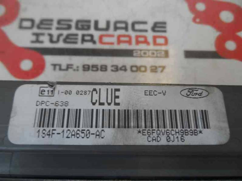 CENTRALITA MOTOR UCE FORD FOCUS BERLINA 2000 1.8 TDDI TURBODIESEL (90 CV)