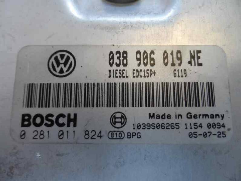 CENTRALITA MOTOR UCE SKODA FABIA FAMILIAR 2005 1.9 TDI (101 CV)