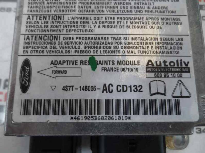 CENTRALITA AIRBAG FORD MONDEO BERLINA 2007 2.0 TDCI (131 CV)