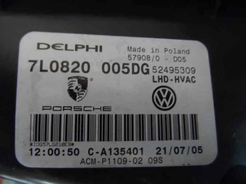 CALEFACCION ENTERA NORMAL VOLKSWAGEN TOUAREG 2005 3.0 V6 TDI DPF (224 CV)