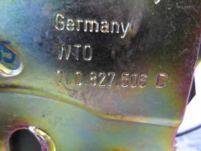 CERRADURA MALETERO PORTON VOLKSWAGEN TOUAREG 2005 3.0 V6 TDI DPF (224 CV)