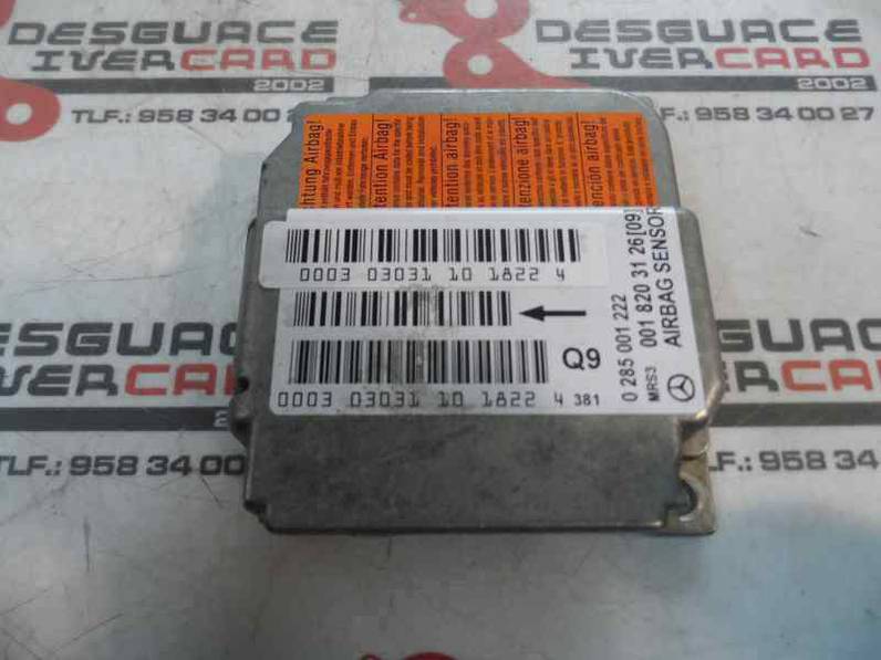 CENTRALITA AIRBAG MERCEDES CLASE A 2003 1.7 CDI D (95 CV)