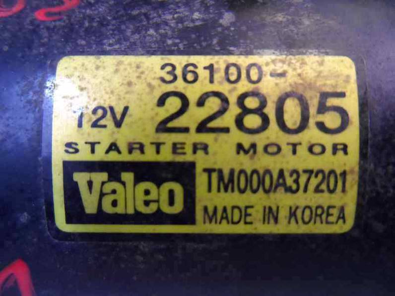 MOTOR ARRANQUE HYUNDAI GETZ 2005 1.3 (86 CV)